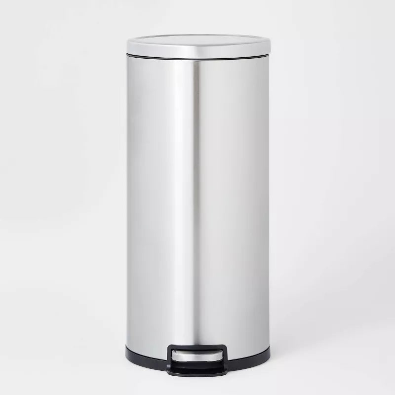 Round Step Trash Can