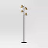Dean Spotlight Floor Lamp Black/Brass