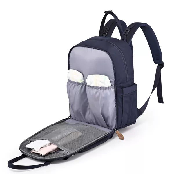 Diaper Bag Backpack with Portable Changing Pad, Pacifier Case and Stroller Straps