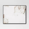 2pk Marble Framed Printed Canvases Black/Tan - Modern Abstract Digital Art, Polystyrene Frame