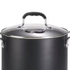 Stock Pot with Lid, Simply Cook Nonstick Cookware Black