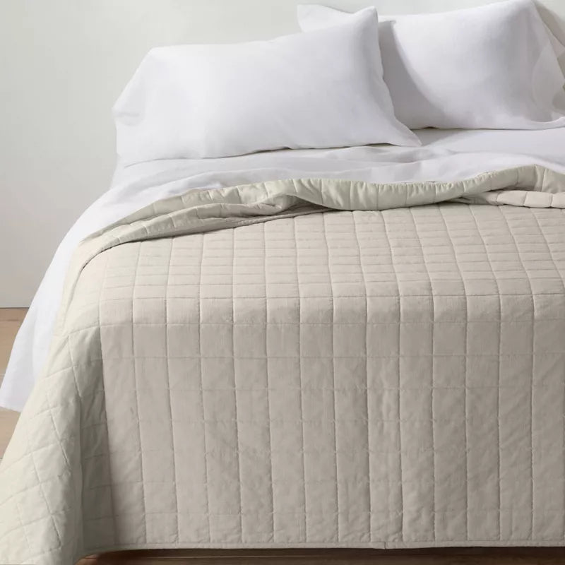 Heavyweight Linen Blend Quilt - Full/Queen