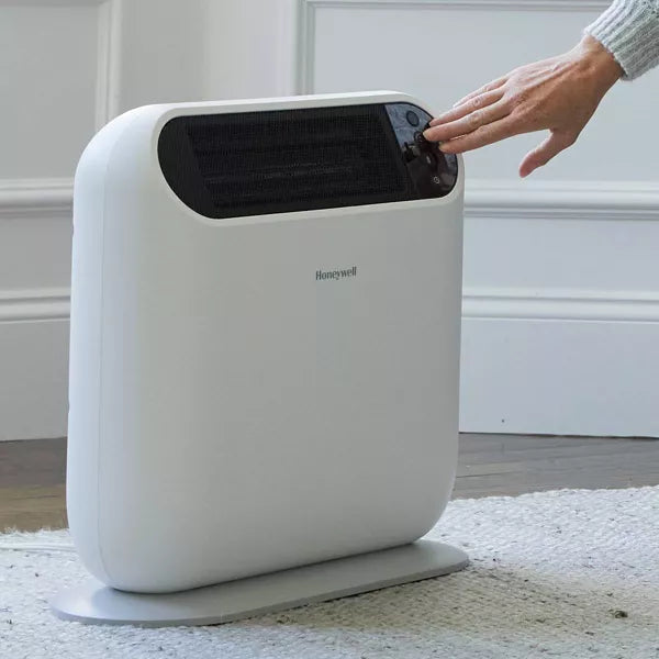 Thermawave Indoor Heater: Portable Ceramic Space Heater, 3 Settings, Fan Driven, ETL Listed, White