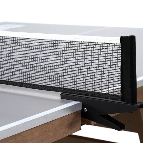 Official Size Wood Table Tennis Table - Gray