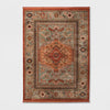 Floral Woven Rug Rust/Green - 7'x10'