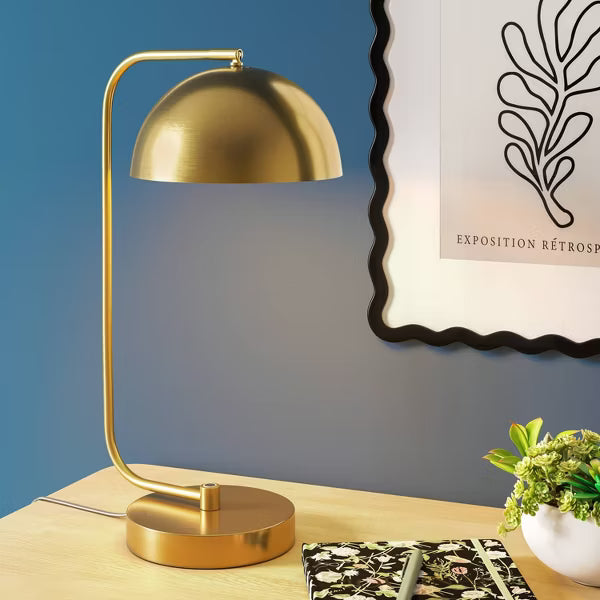 Glossy Metal Table Lamp