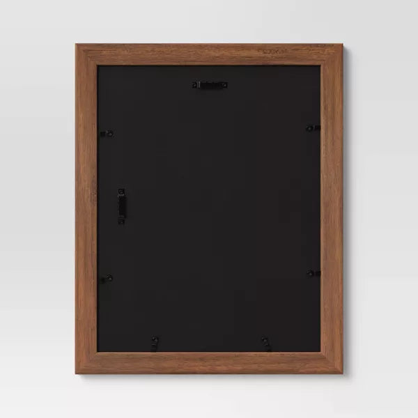 Wood Matted Wall Frame Midtone Woodgrain