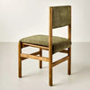Dowel Leg Upholstered Armless Dining Chair