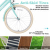 Bicycle, Garden & Outdoor Comfort Bike with Adjustable Saddle & Full-Coverage Chain Guard & Basket