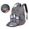 Diaper Bag Backpack with Portable Changing Pad, Pacifier Case and Stroller Straps