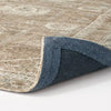 Distressed Persian Woven Area Rug Brown 5'x7'
