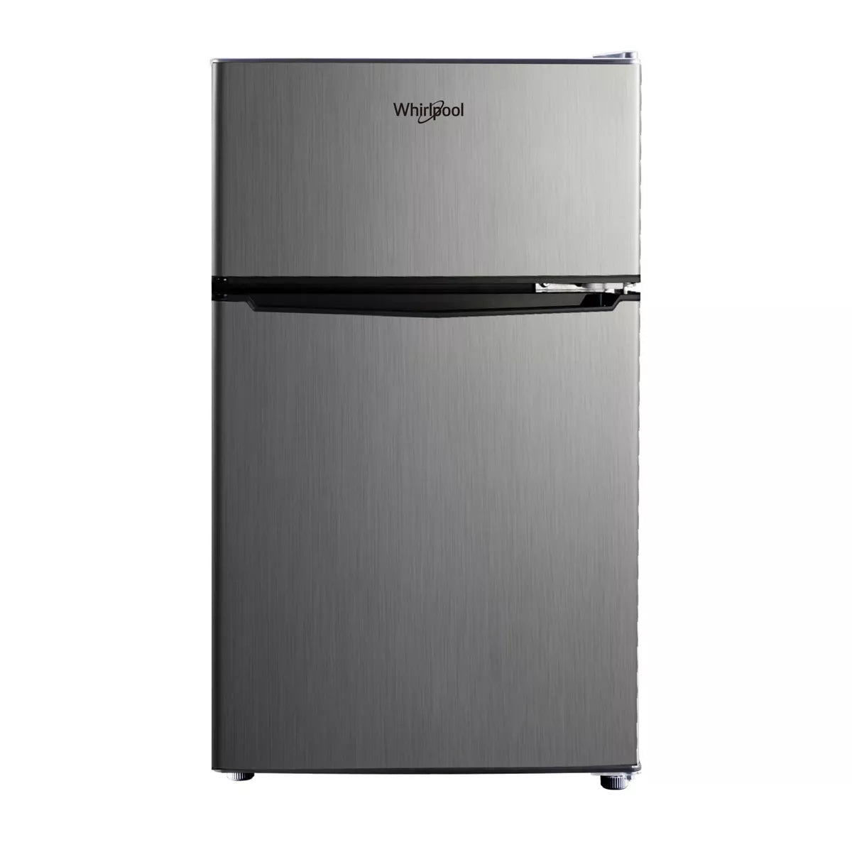 Mini Refrigerator Stainless Steel: Energy Star Certified Dorm Fridge, Reversible Door, 2 Shelves