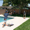 Portable Junior Cornhole Game Set with 6 Bean Bags