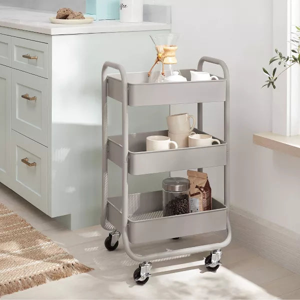 3 Tier Metal Utility Cart