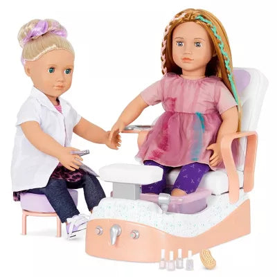 Yay, Spa Day! Salon Chair Accessory Set for Dolls