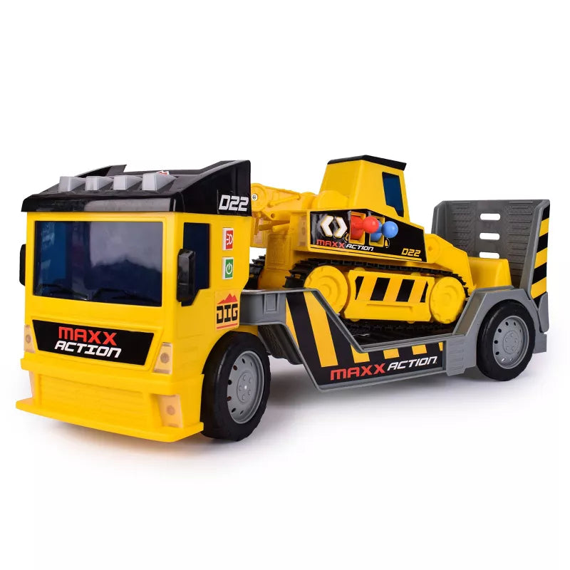 2-N-1 Mega Mover – Construction Truck and Trailer