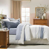 Washed Loop Stripe Lumbar Bed Pillow
