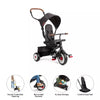 4-in-1 Stroll and Trike Riding Toy: Steel & Plastic