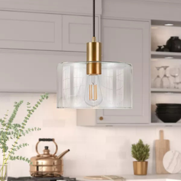 Pendant with Glass Shade