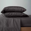 500 Thread Count Washed Supima Sateen Solid Sheet Set - Queen