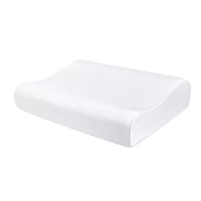 Medium Contour Memory Foam Bed Pillow - White (Standard)