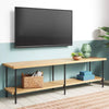 Wood and Metal TV Stand