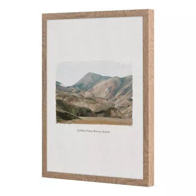 (Set of 2) Glass Textbook Framed Prints: Traditional Wall Art, Polystyrene Frame