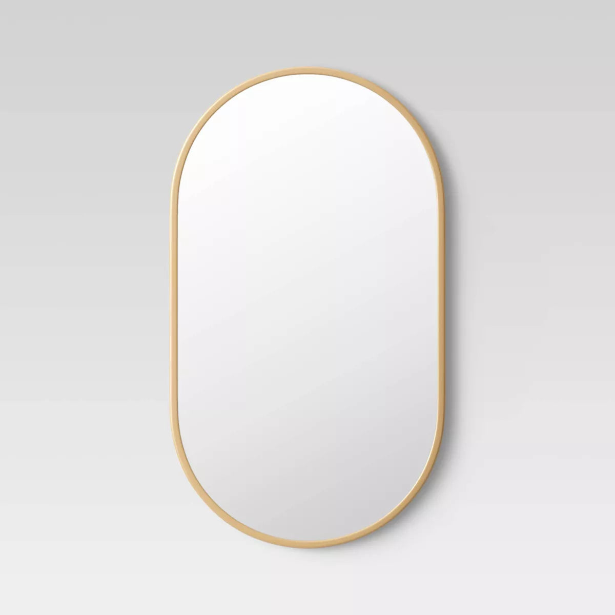 Metal Oval Pill Mirror