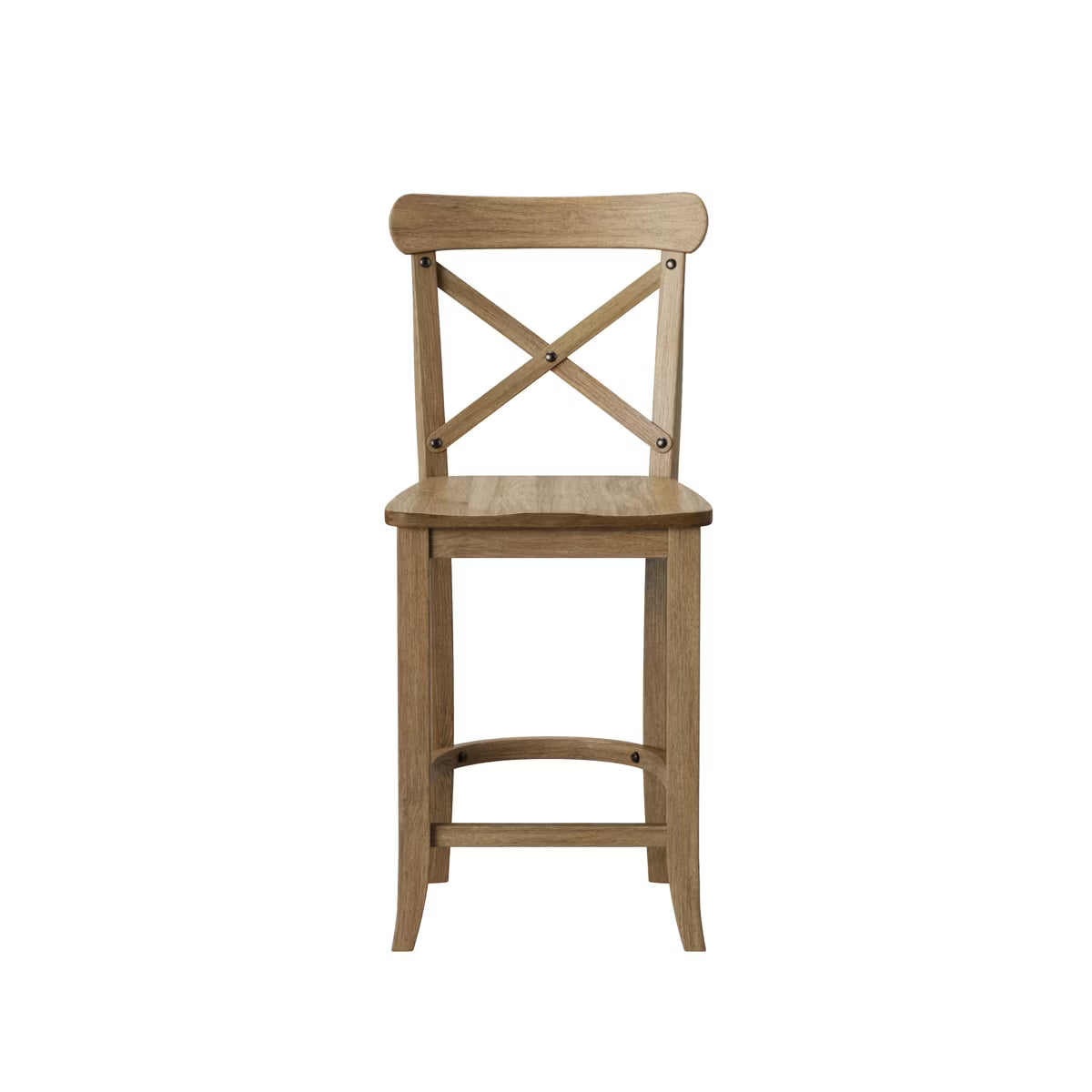 (Set of 2) 24" Litchfield X-Back Counter Height Barstool SHOWROOM ITEM