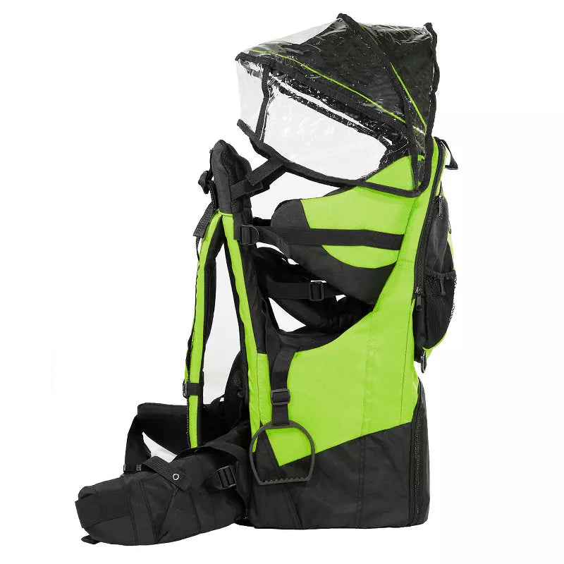 Deluxe Outdoor Child Backpack Baby Carrier Light Outdoor Hiking, Green