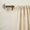 Sunrise Curtain Rod Brass