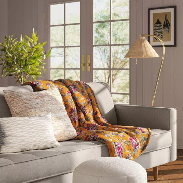 Oversized Square Woven Throw Pillow