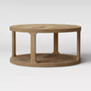 Castalia Round Natural Wood Coffee Table - Threshold™ - SHOWROOM ITEM