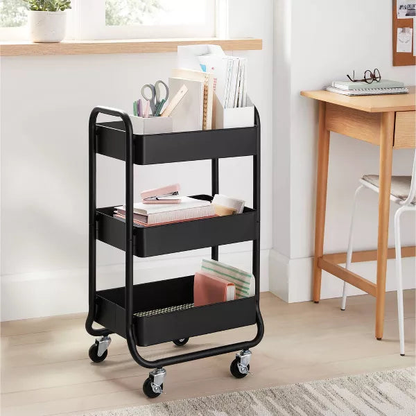 3 Tier Metal Utility Cart