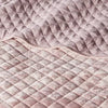 Luxe Diamond Stitch Velvet Quilt - King