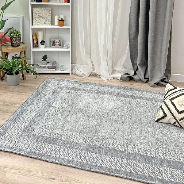 Washable Area Rugs for Living Room Bedroom Kitchen Dining Decor Cotton Pet Friendly Rug