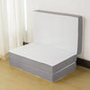 Portable Tri Folding Gel Memory Foam Mattress