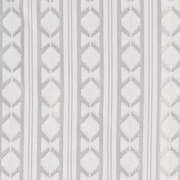 Light Filtering Boho Diamond Clip Curtain Panel