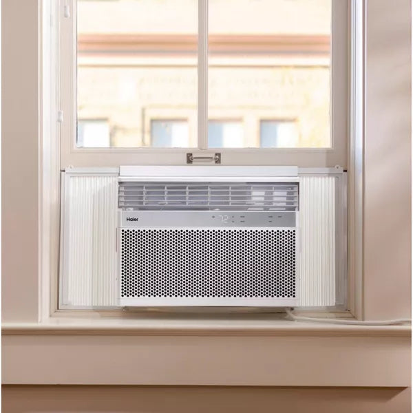 Window Air Conditioner with Wi-Fi and Eco Mode for Medium Rooms White