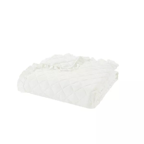 Ruffle Quilt White Full/Queen