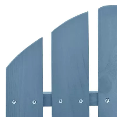 Patio Adirondack Rocking Chair, Solid Fir Wood, Blue