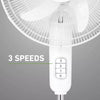 Blade Breeze Manual Stand Oscillating Fan White