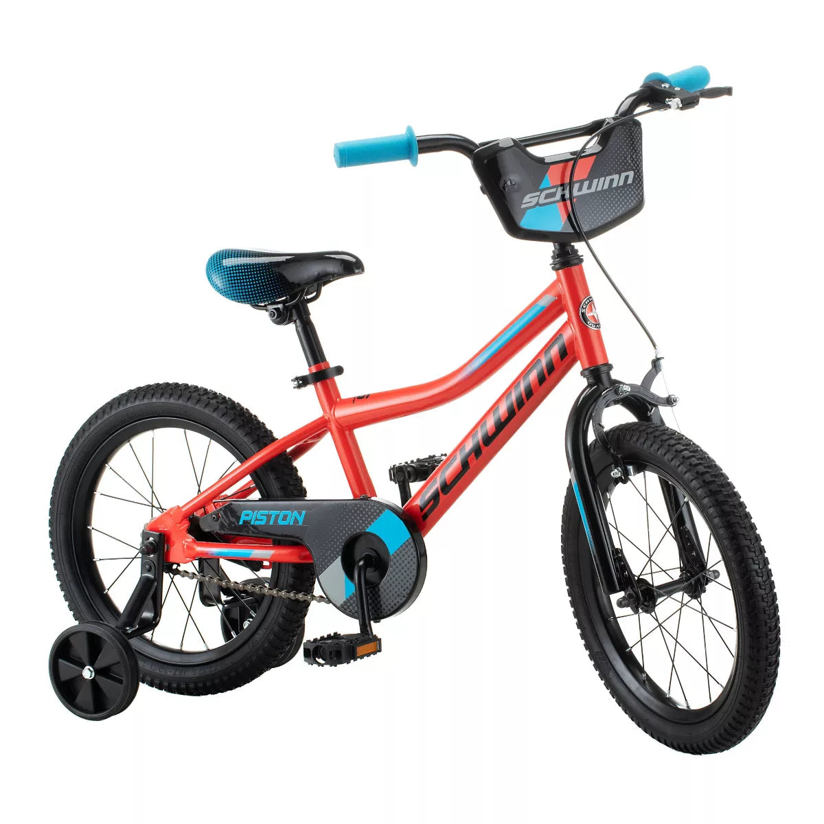 Piston Kids' Bike - Black/Blue/Red