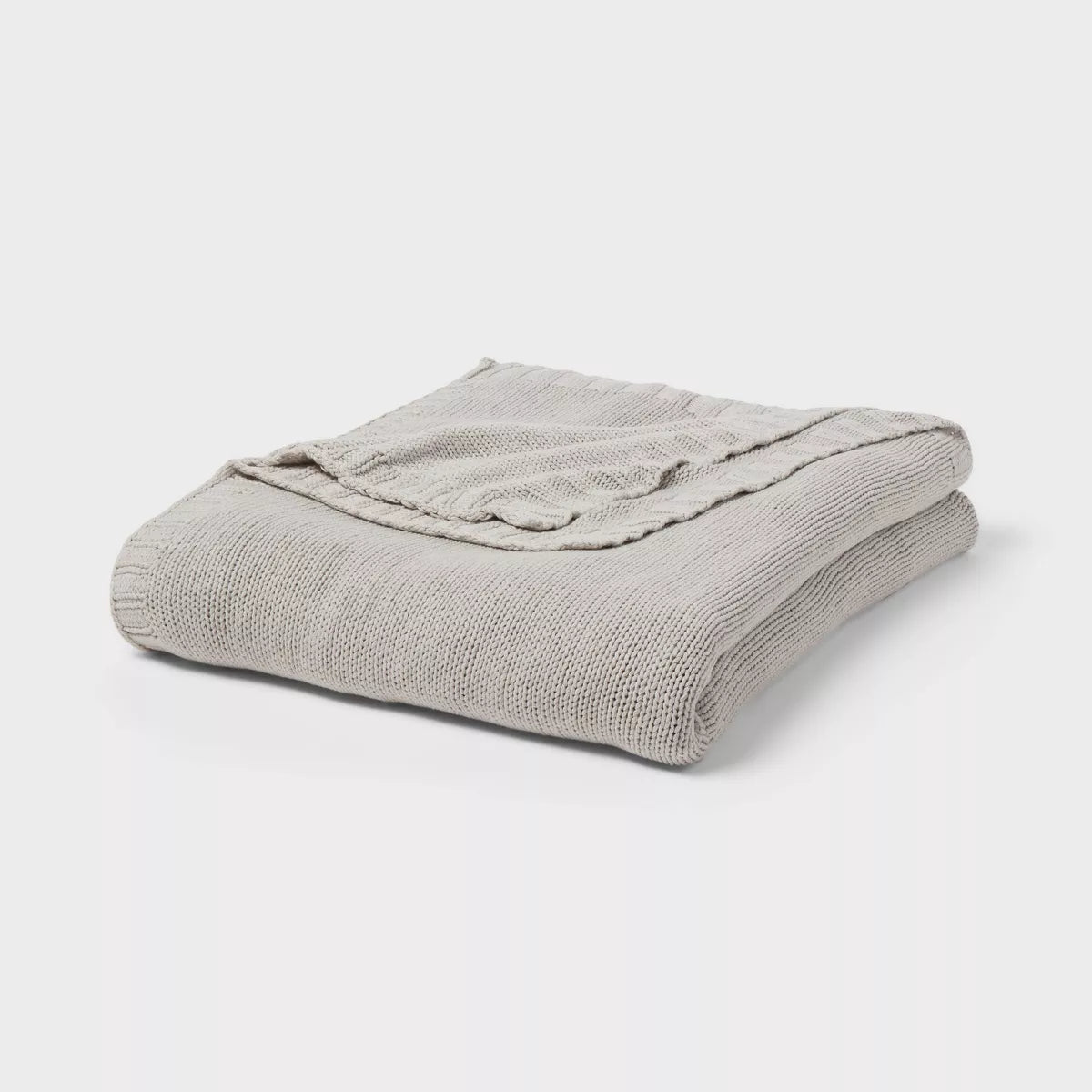 Sweater Knit Bed Blanket Full/Queen