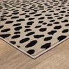 Daffodil Leopard Print Woven Rug 2'4