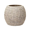 Barrel Wicker Side Table