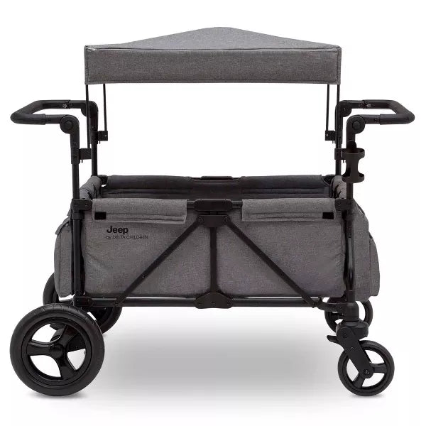 Wrangler Stroller Wagon with Included Car Seat Adapter by Delta Children - Gray