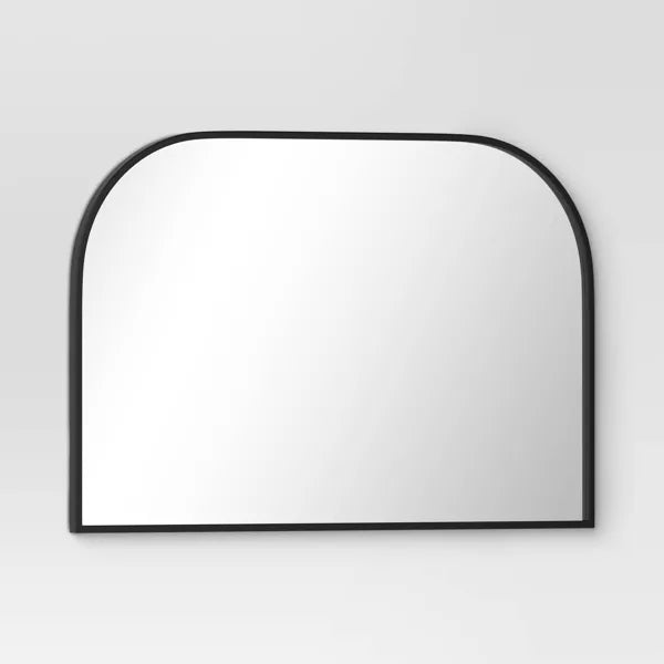 Black Over the Mantel Mirror
