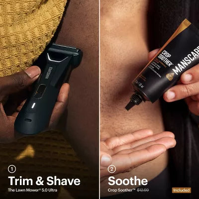 The Lawn Mower Ultra Essentials Kit, SkinSafe Electric Groin and Body Hair Trimmer, Men's Grooming Gift Set