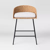 Landis Woven Backed Counter Height Barstool with Cushion